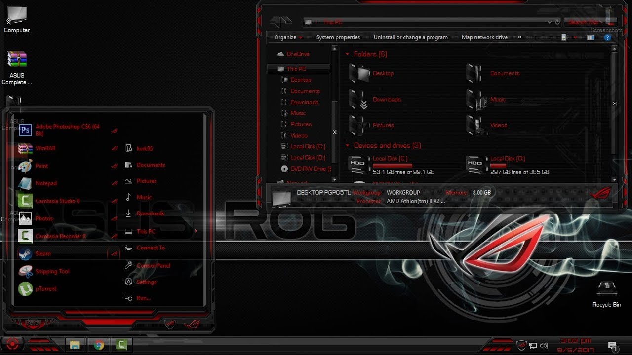 Detail Rog Theme Windows 10 Nomer 2