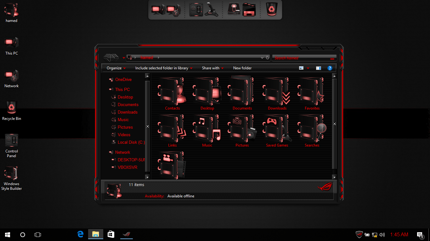 Detail Rog Theme Windows 10 Nomer 20