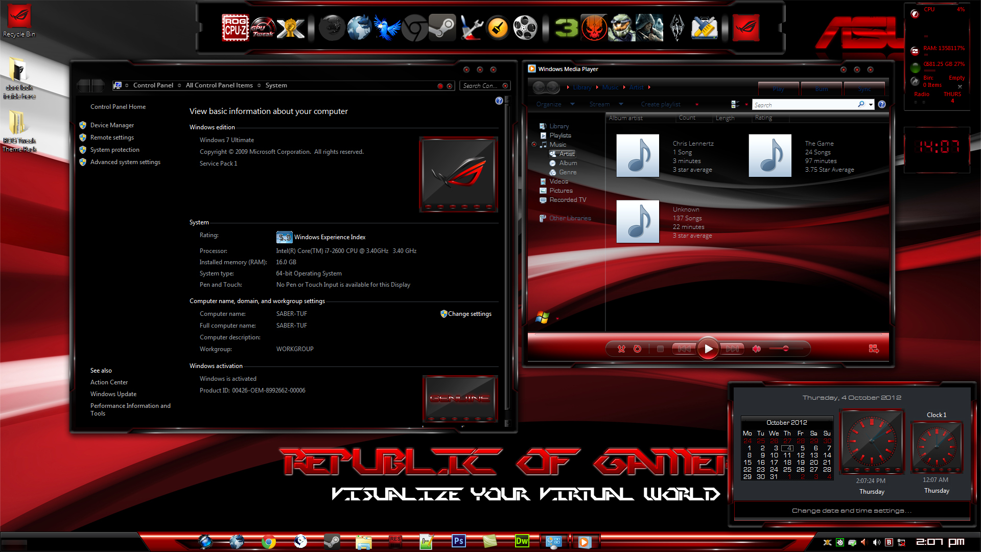 Detail Rog Theme Windows 10 Nomer 25