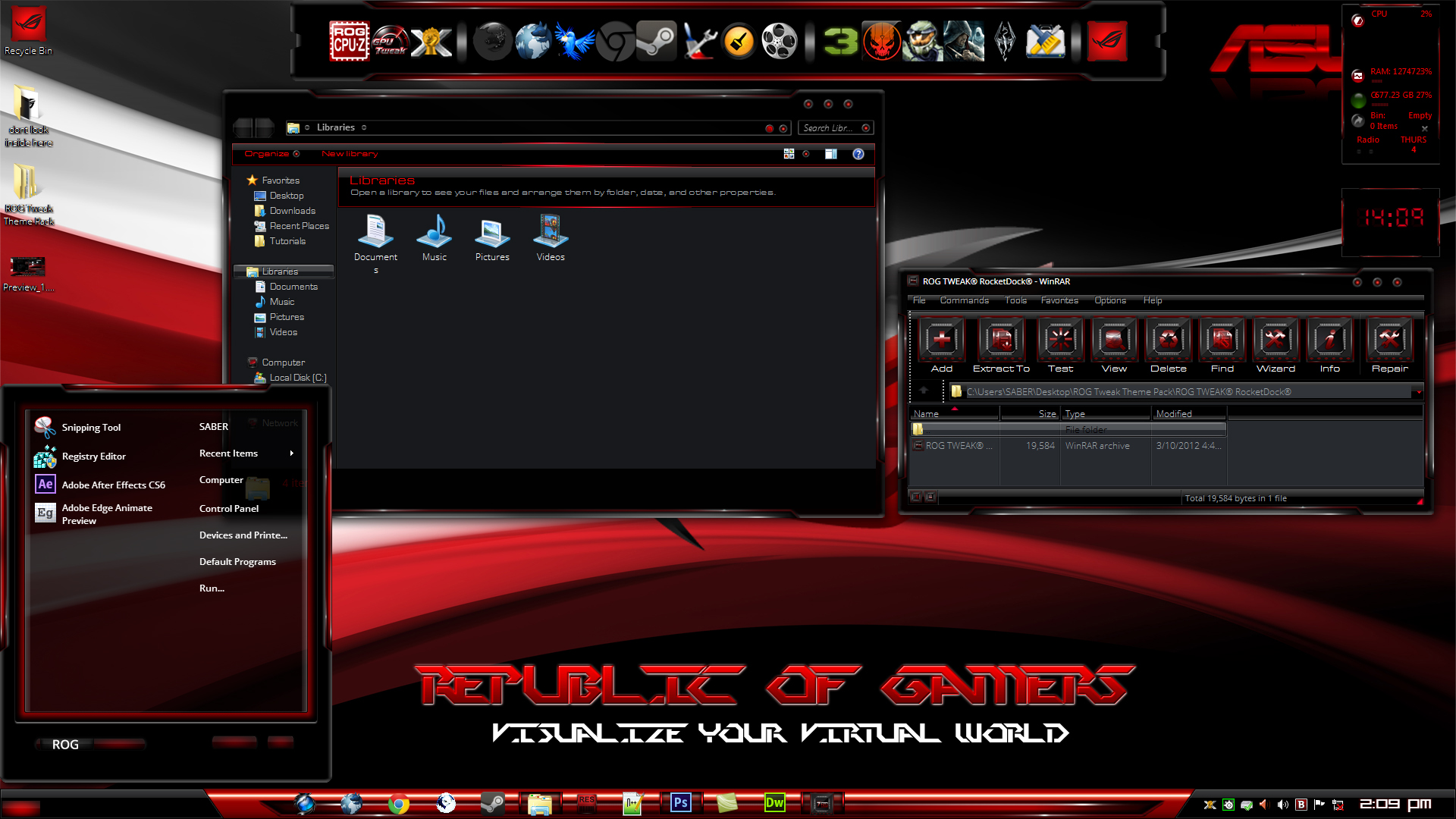 Detail Rog Theme Windows 10 Nomer 27