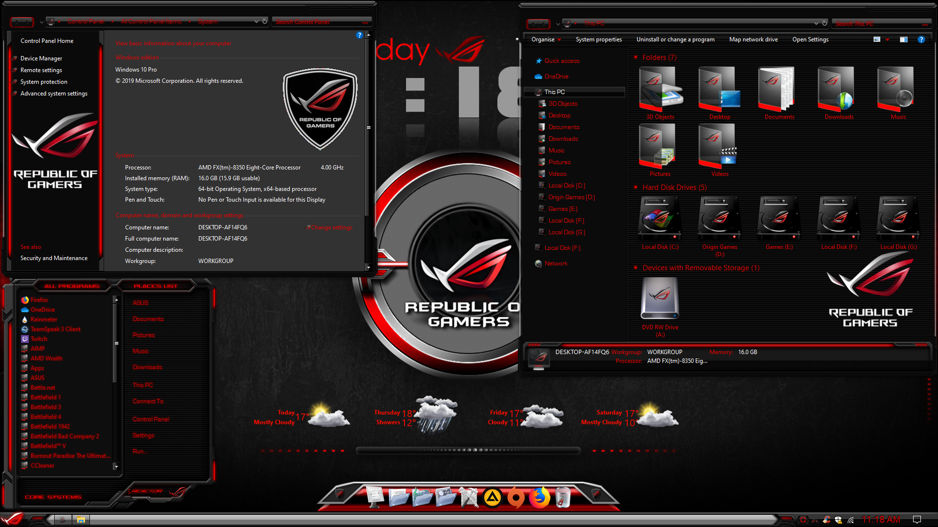 Detail Rog Theme Windows 10 Nomer 28