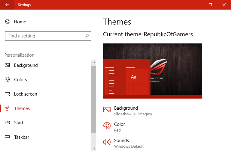 Detail Rog Theme Windows 10 Nomer 30