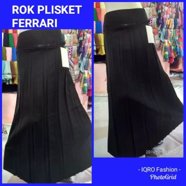Detail Rok Lipit Hitam Nomer 30