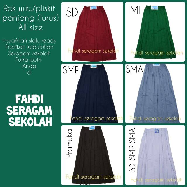 Detail Rok Wiru Panjang Nomer 4