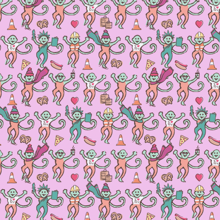 Detail Roller Rabbit Monkey Wallpaper Nomer 23
