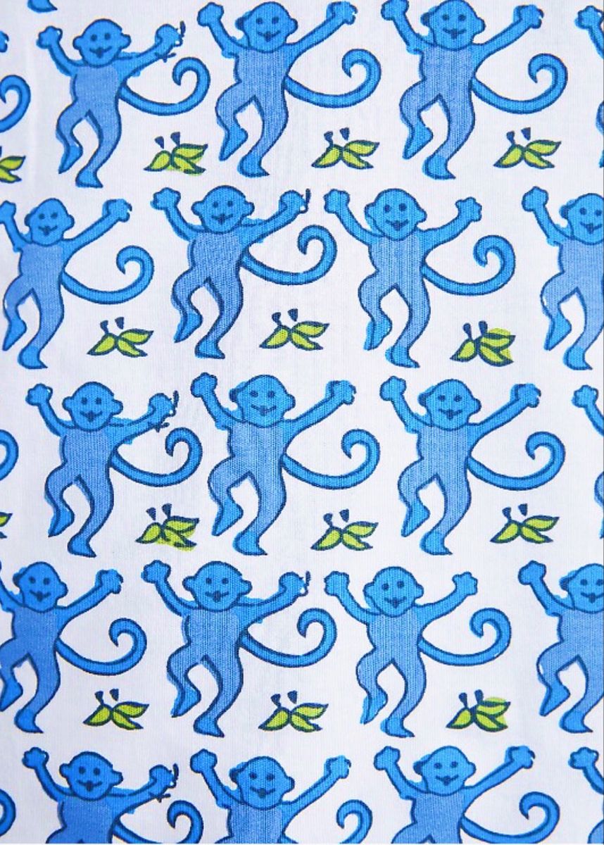 Detail Roller Rabbit Monkey Wallpaper Nomer 9