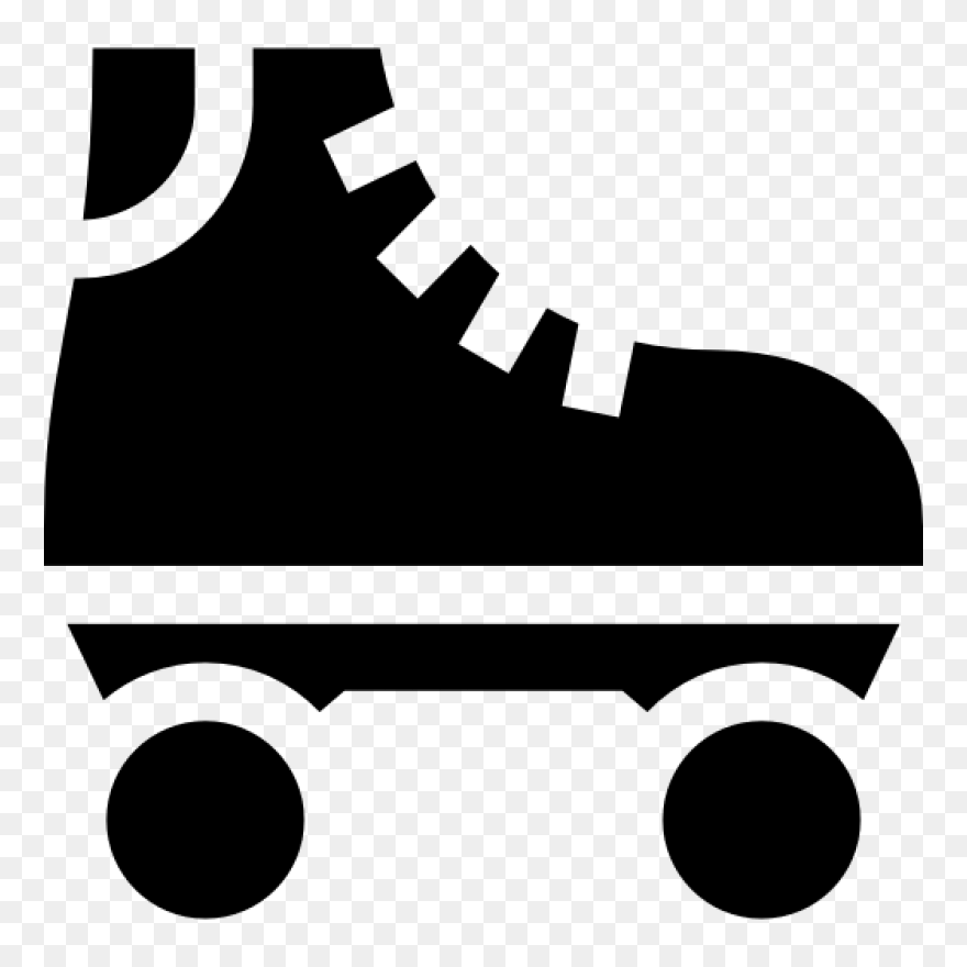 Detail Roller Skates Clipart Black And White Nomer 14