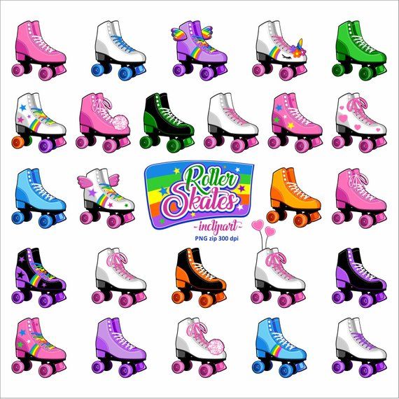 Detail Roller Skates Clipart Png Nomer 23