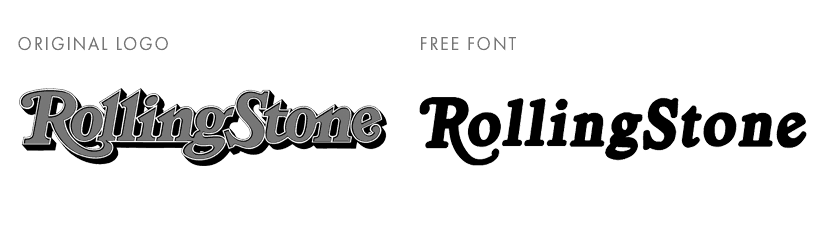 Detail Rolling Stone Font Nomer 38
