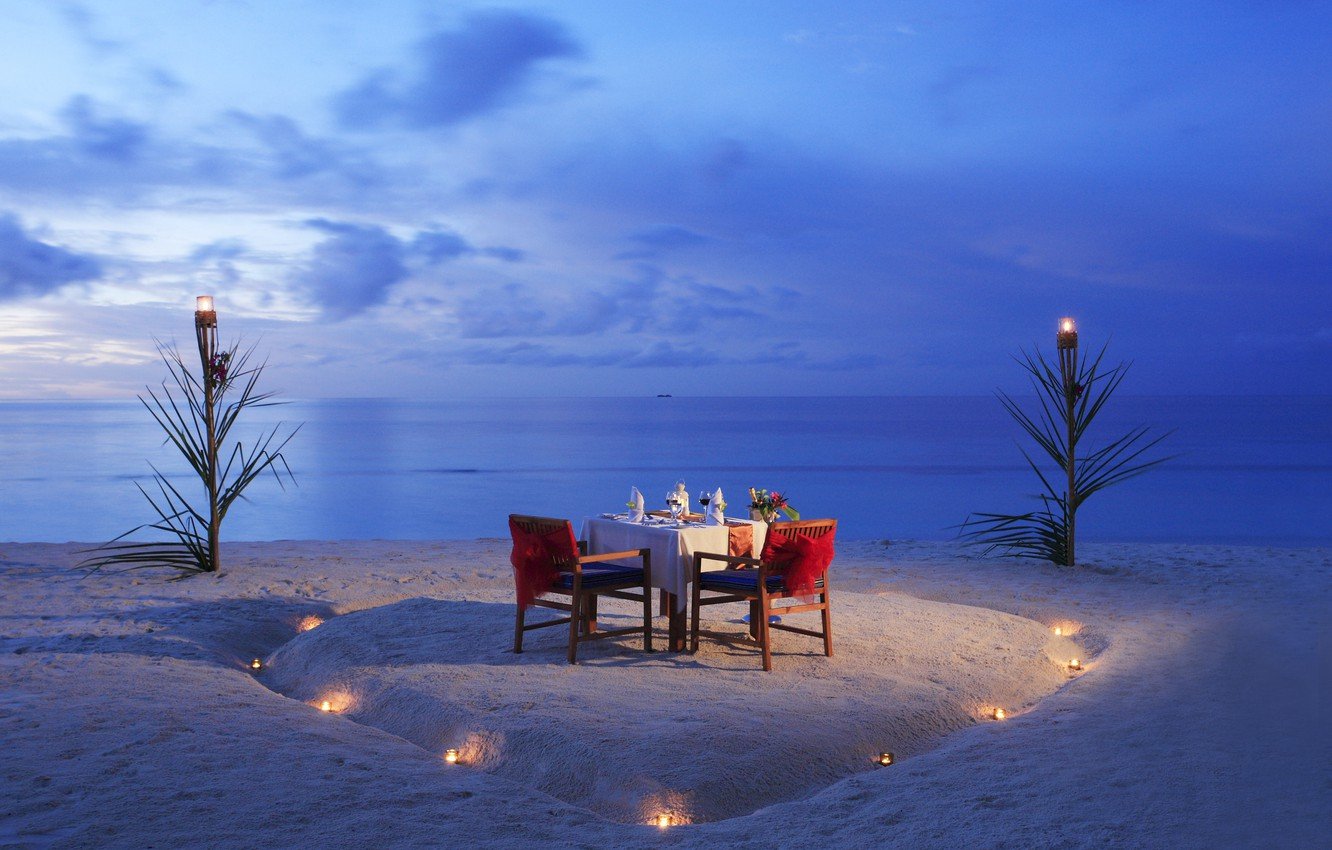 Detail Romantic Dinner Wallpaper Nomer 20