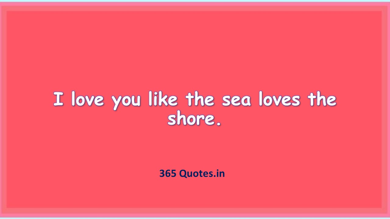 Detail Romantic Quotes About Sea Nomer 43