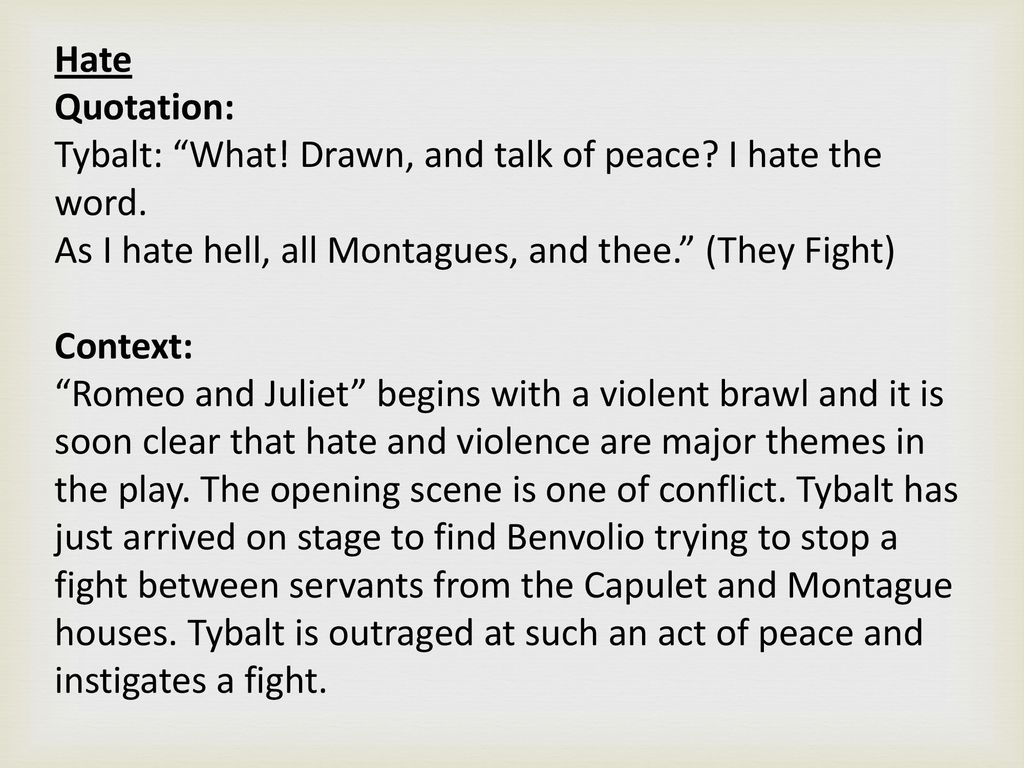 Detail Romeo And Juliet Tybalt Quotes Nomer 41