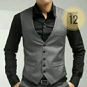 Detail Rompi Jas Pria Modern Nomer 18