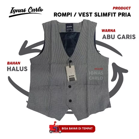 Detail Rompi Jas Pria Modern Nomer 33