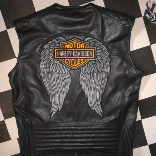 Detail Rompi Kulit Harley Davidson Nomer 38