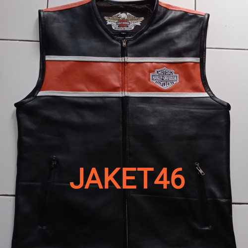 Detail Rompi Kulit Harley Davidson Nomer 40