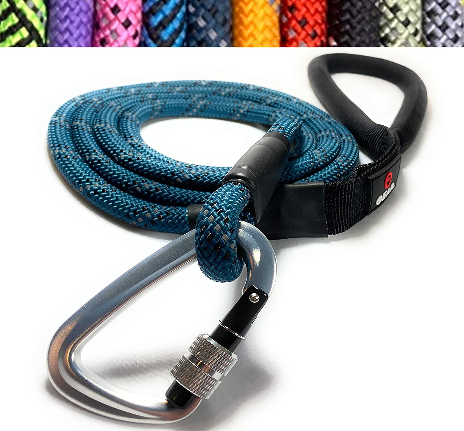 Detail Rope Dog Leash With Carabiner Nomer 10