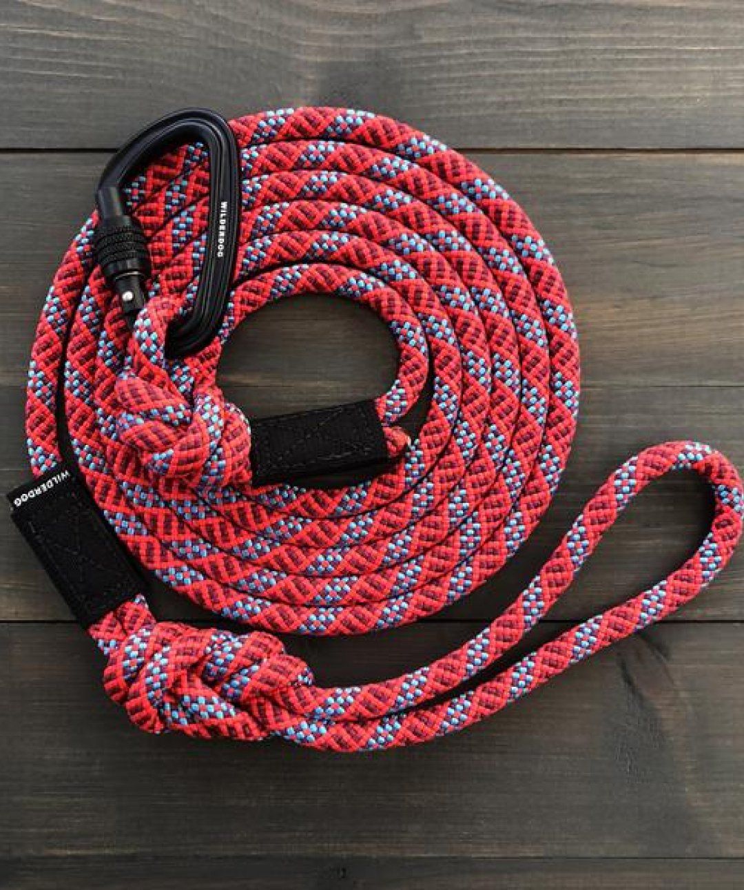 Detail Rope Dog Leash With Carabiner Nomer 25