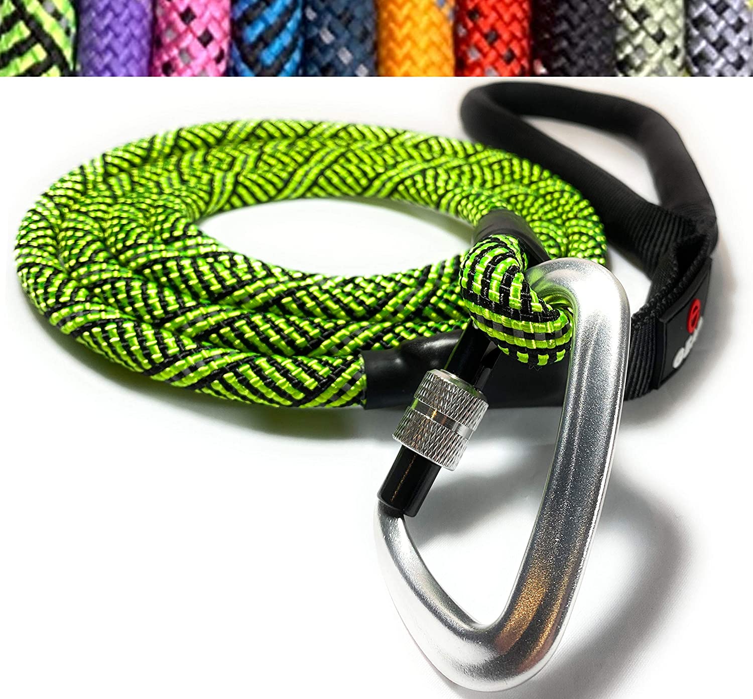 Detail Rope Dog Leash With Carabiner Nomer 26