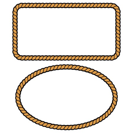 Detail Rope Frame Clipart Nomer 4