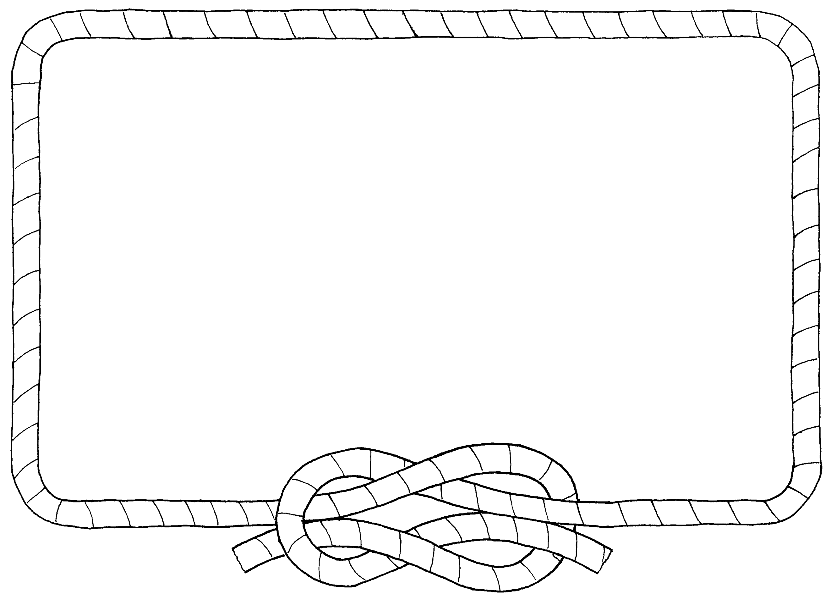 Detail Rope Frame Clipart Nomer 47