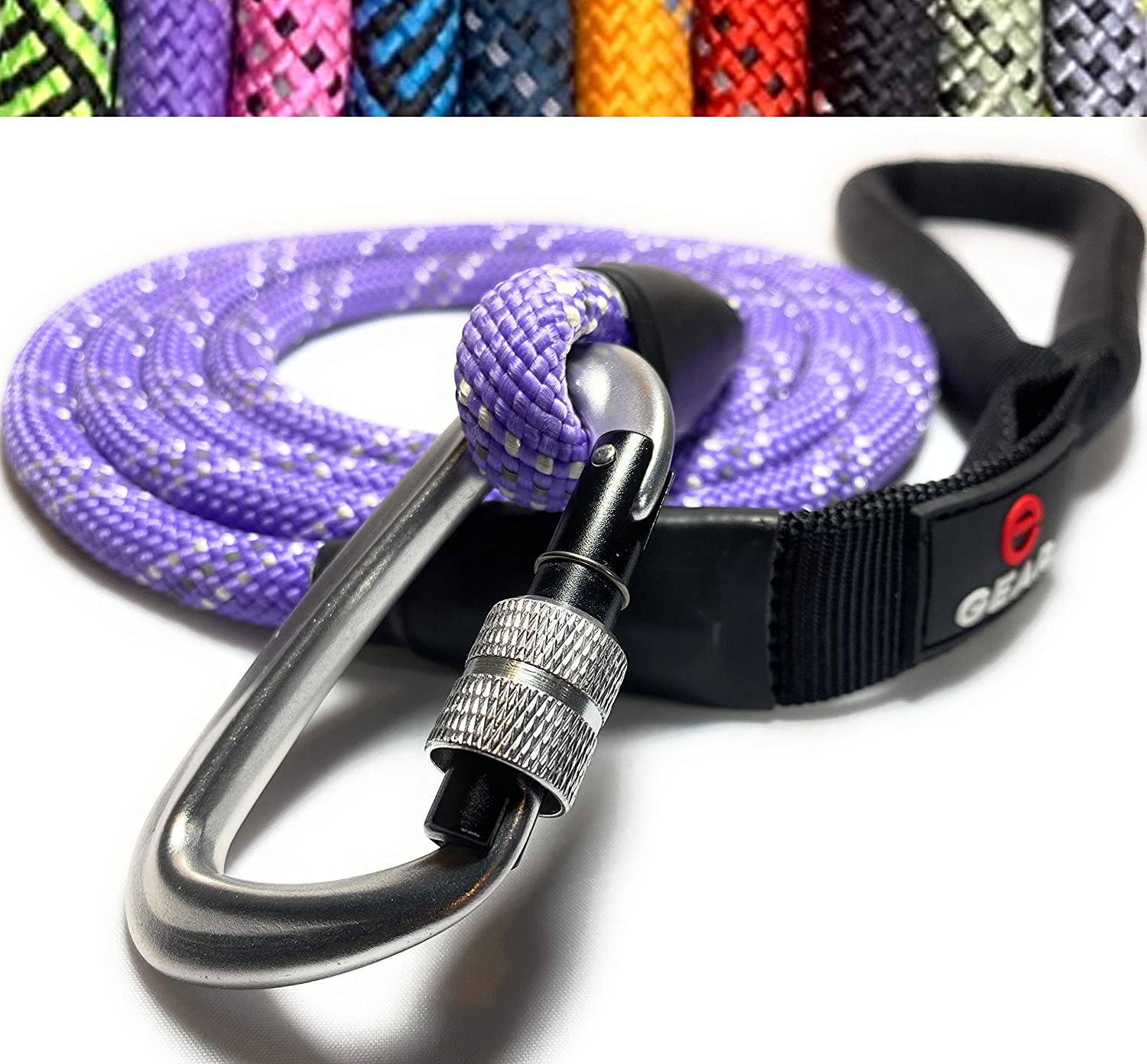 Detail Rope Leash With Carabiner Nomer 2