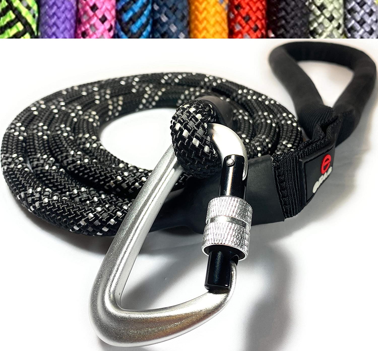 Detail Rope Leash With Carabiner Nomer 3