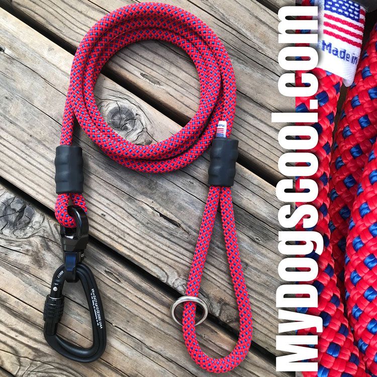 Detail Rope Leash With Carabiner Nomer 24