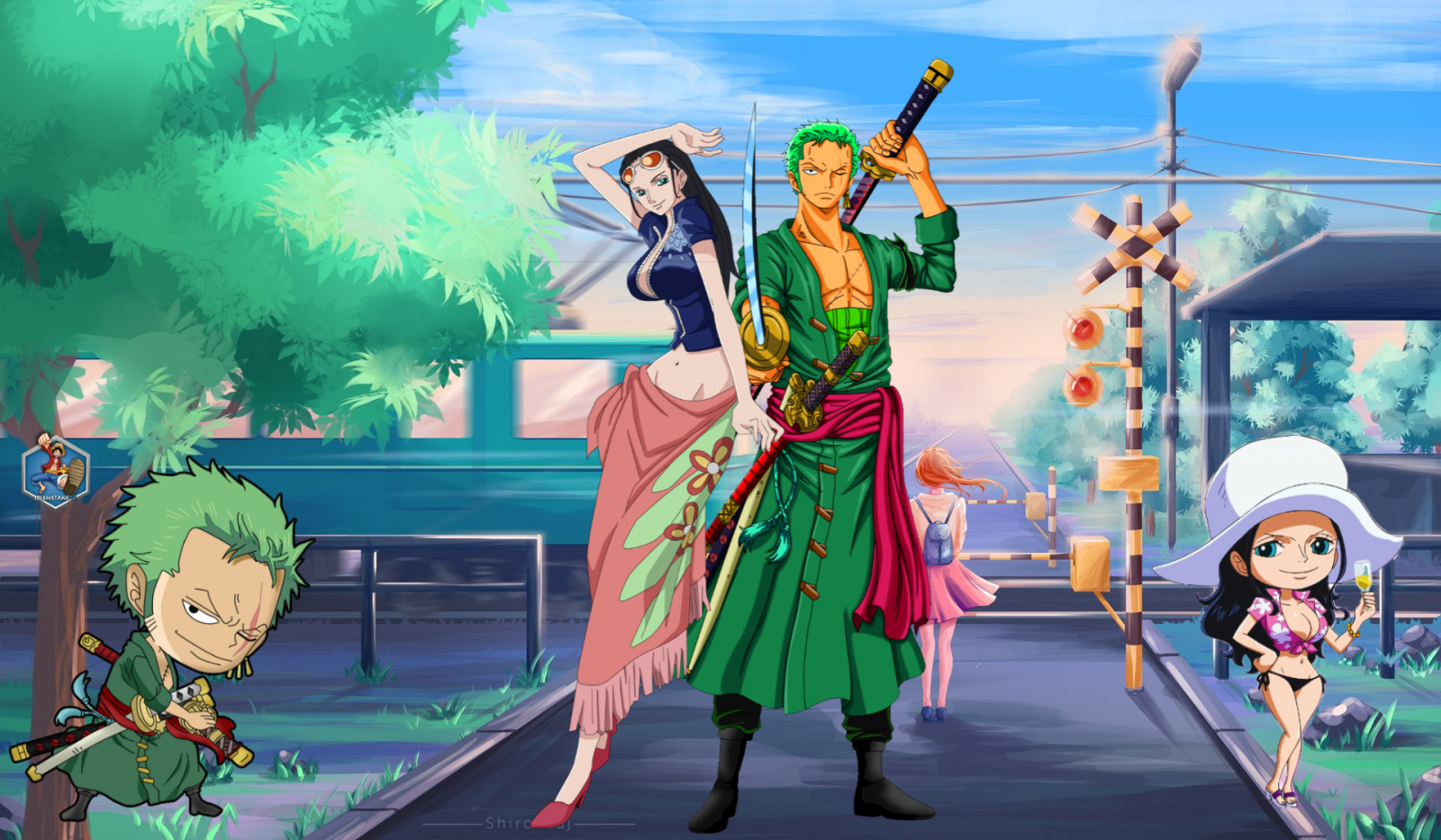 Detail Roronoa Zoro And Nico Robin Nomer 15