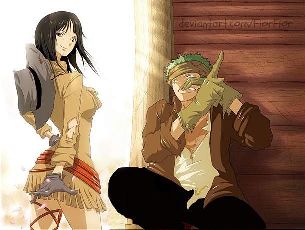 Detail Roronoa Zoro And Nico Robin Nomer 39