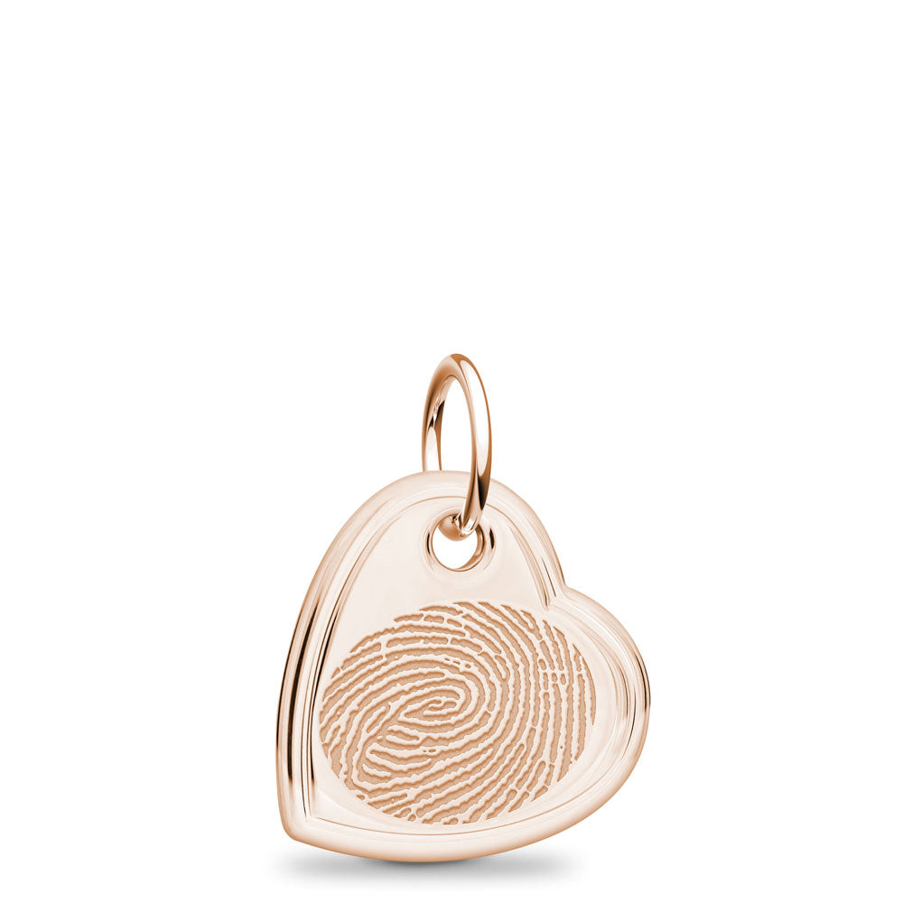 Detail Rose Gold Fingerprint Necklace Nomer 17