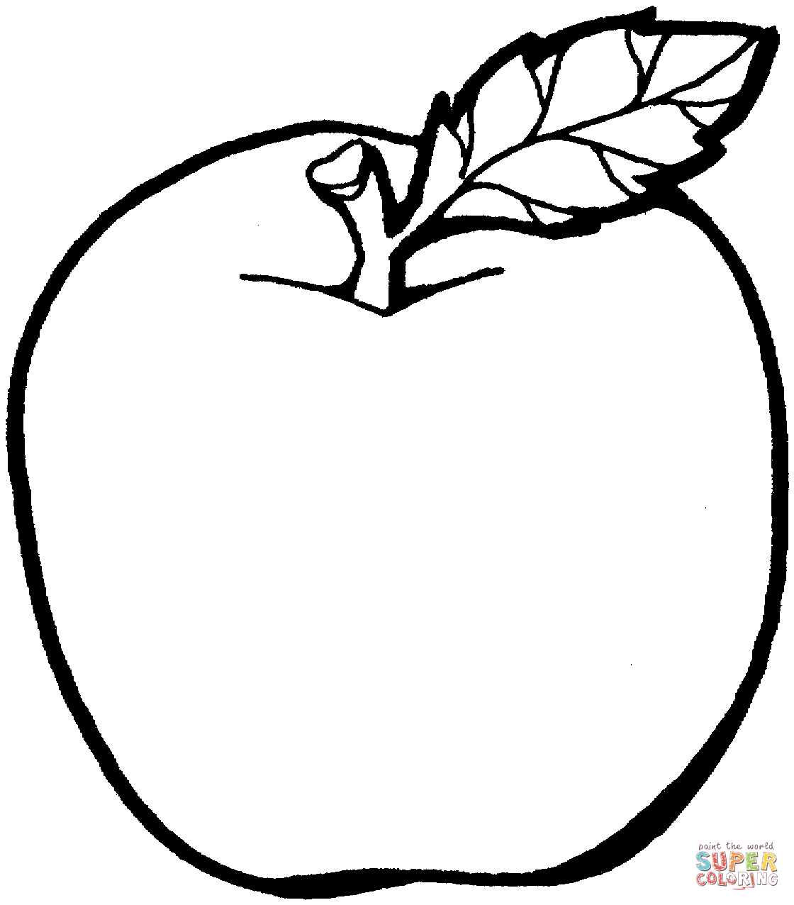 Detail Apfel Zum Ausmalen Nomer 8