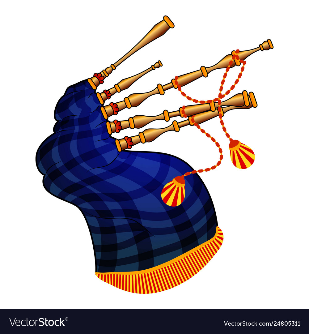 Detail Bagpipe Illustration Nomer 12