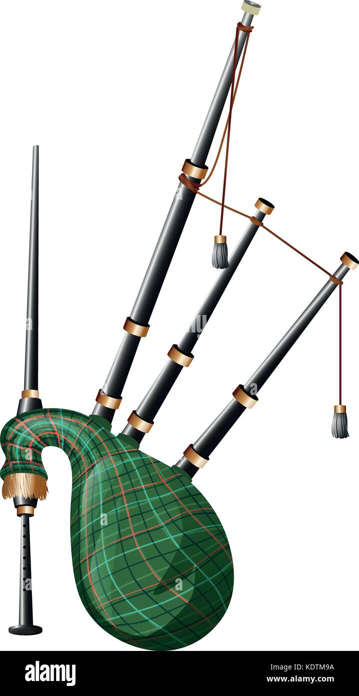 Detail Bagpipe Illustration Nomer 18