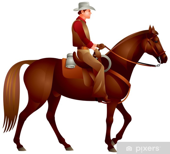 Cowboy Auf Pferd - KibrisPDR