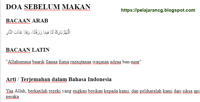 Detail Doa Sebelum Dan Sesudah Makan Gambar Doa Doa Terbaik Nomer 13