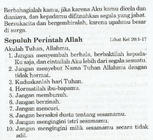 Detail Doa Sepuluh Perintah Allah Nomer 14