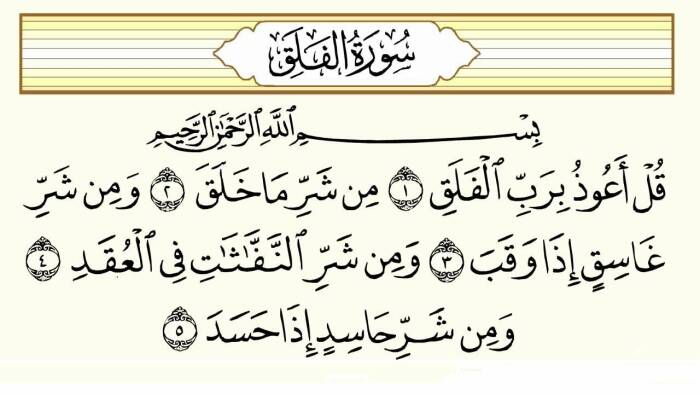 Detail Doa Surat Al Falaq Nomer 21