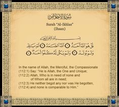 Detail Doa Surat Al Ikhlas Nomer 25