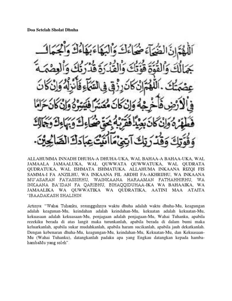 Detail Doa Surat Duha Nomer 25
