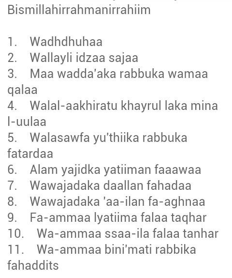 Detail Doa Surat Duha Nomer 34