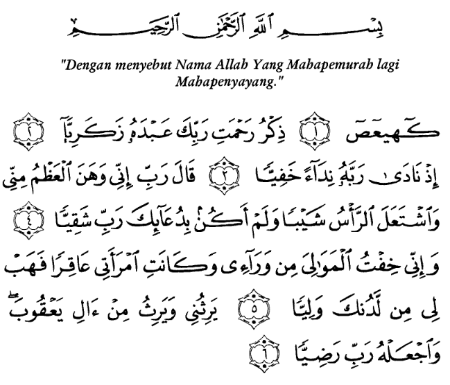 Doa Surat Maryam - KibrisPDR