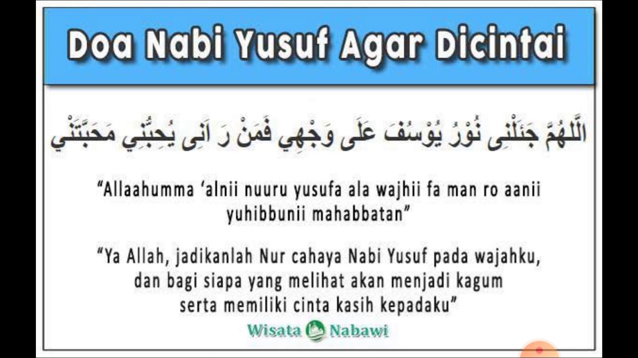 Detail Doa Surat Yusuf Nomer 9
