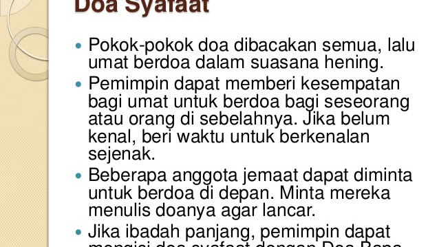 Detail Doa Syafaat Pribadi Nomer 2