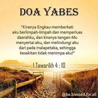Detail Doa Yabes Alkitab Nomer 6