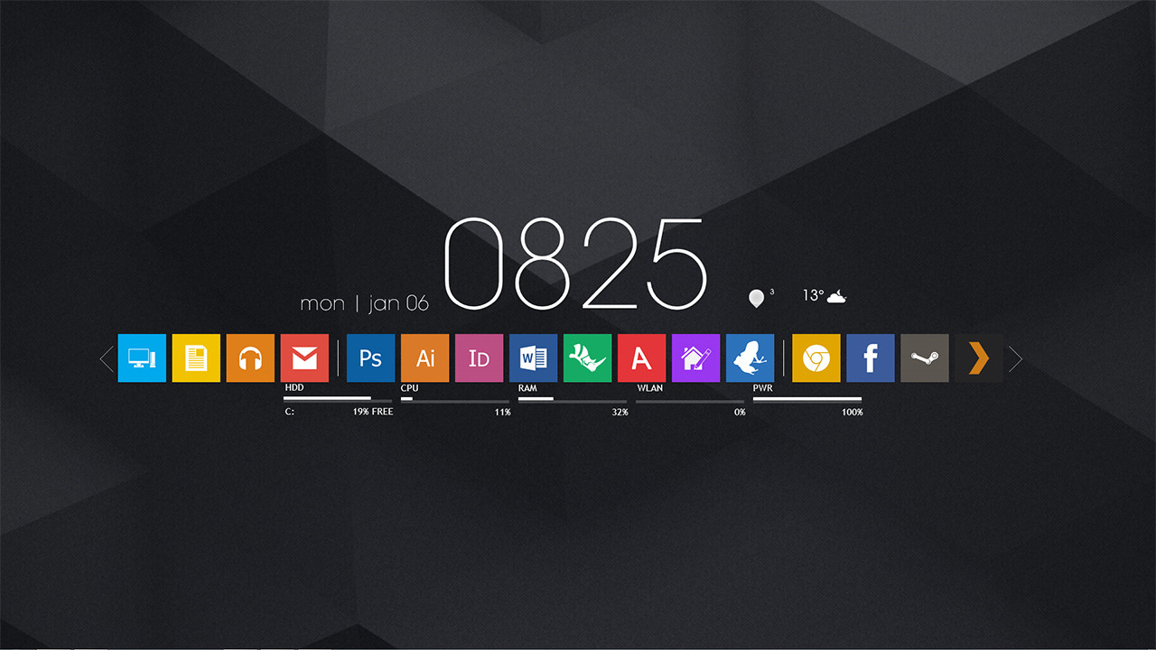 Detail Dock Rainmeter Nomer 4