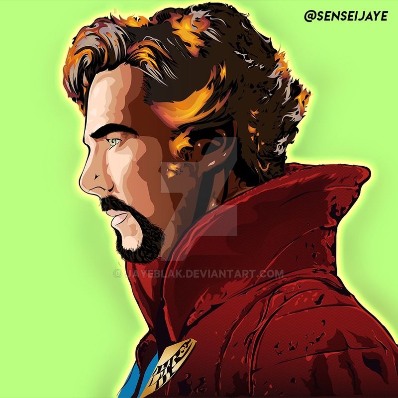 Detail Doctor Strange Vector Nomer 15