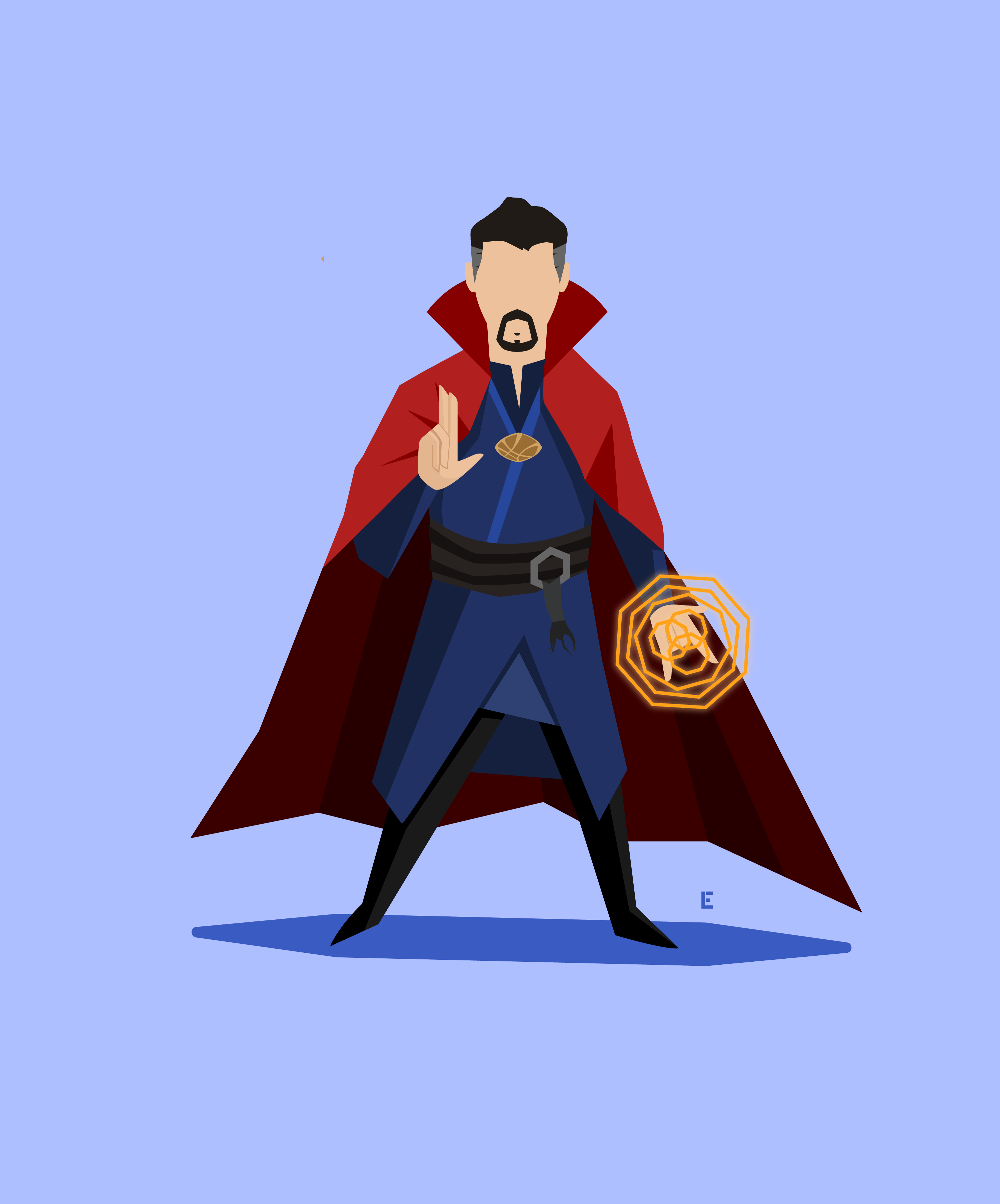 Detail Doctor Strange Vector Nomer 16