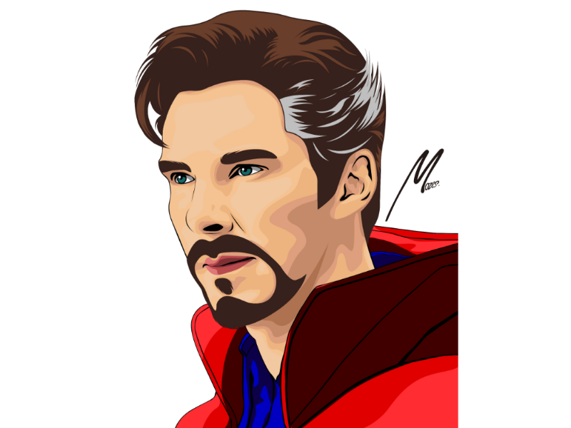 Detail Doctor Strange Vector Nomer 54