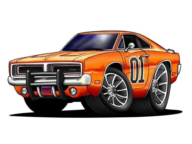 Detail Dodge Charger Clipart Nomer 17